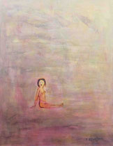 SITZENDE I, Acryl  130X100 cm 2.900,-€