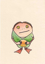 FROSCHKÖNIG II.1   14,5X10 cm 90,-€