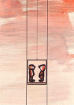FAHRSTUHL VII.2.2  14,5X10 cm 90,-€