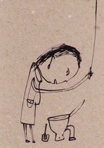 VOR ORT (ABGANG) II 14,5X10,5 cm 10,-€
