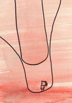 BEGEGNUNG IV.3  14,5X10 cm 90,-€