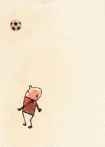FUSSBALL IV  14,5X10 cm 90,-€