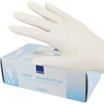 Gants d'examen latex non poudrés non stériles