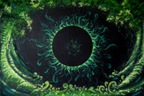 Holy Green; 2023; 80 x 120 cm;  Acryl auf Leinwand 