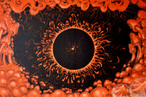 Holy Underground; 2023; 80 x 120 cm;  Acryl auf Leinwand 