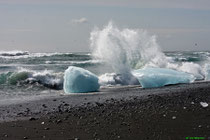 Strand bei Jökulsarlon