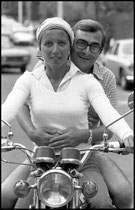 Claude Chabrol et Stéphane Audran, été 1972