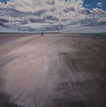 Naar de Horizon -2009- Oil on canvas/60x60cm