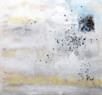 DER ZAUBER DES HIMMELS 160x170 cm Pigmente auf Leinwand