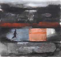RUN AWAY 160x170 cm Pigmente auf Leinwand
