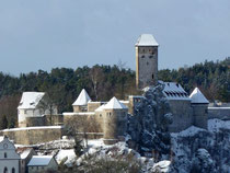 Burg Veldenstein im Winter