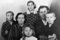Ida und Jakob Schütz mit Kindern Ida, Aneta, Rosa und Jakob