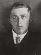 Mein Vater Jakob Schütz in jungen Jahren