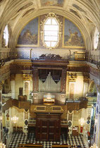 orgue avant restauration à la feuille d'or