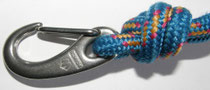 Crochet avec un nœud d'arrêt