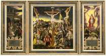 Lohmen (Sächs. Schweiz), Philippuskirche: Flügelaltar von Heinrich Göding d. Ä., 1575, 156 x 300 cm, Tempera und Öl auf Lindenholz (nach der Restaurierung)