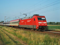 BR 101 051-1 mit dem EN nach Hamburg am 29.6.09