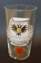 Bürgerliches Brauhaus Pilsen, Böhmen / heute Plzen / + 1946, 0,3 Liter (Glas von ca. 1900)