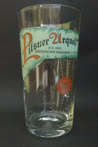 Bürgerliches Brauhaus Pilsen, Böhmen / heute Plzen / + 1946, 0,5 Liter (Glas von ca. 1900)