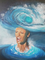"Mind Storm", Acryl auf Leinwand 80 x 60 cm 