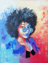 "Michelle", 80 x 60 cm, VERKAUFT! 
