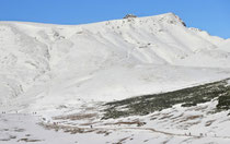Schneeberg - 25.Oktober 2014_049 - Fischerhütte 2049 m mit Kaiserstein 2061 m
