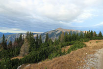 Rax - 02.November 2013 - Blick zum Schneeberg