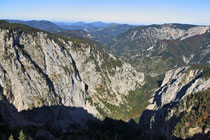 Rax - 06.Oktober 2012 - Blick über das Große Höllental