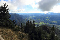 Rax - 18.Oktober 2014 - Blick ins Tal von der Bergstation