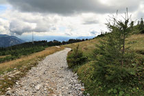 Rax - 16.August 2011 - Blick zurück zur Bergstation