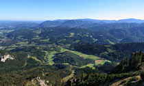 Rax - 06.Oktober 2012 - Blick ins Tal von derVilma Haid Aussicht