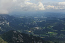 Rax - 16.August 2011 - Blick von der Vilma Haid Aussicht ins Tal