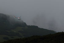 Hubschrauber bei Bauarbeiten bei der Fischerhütte - 073