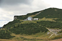 Rax - 16.August 2011 - Blick zum Erzherzog Otto Schutzhaus