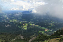 Rax - 16.August 2011 - noch ein Blick von der Vilma Haid Aussicht ins Tal