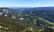 Rax - 06.Oktober 2012 - Blick ins Tal von derVilma Haid Aussicht