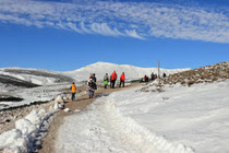 Schneeberg - 25.Oktober 2014_032 - Auch andere Menschen wollen das schöne Wetter genießen.