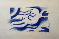 Franck Lebraly, Acrylique sur toile - Galerie Gabel, Biot, Côte d'Azur