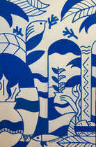 Franck Lebraly, Acrylique sur toile 116X73cm - Galerie Gabel, Biot, Côte d'Azur