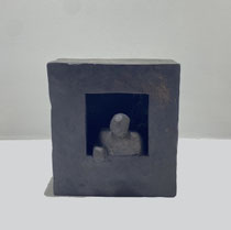 Sophie Hustin—unique bronze sculptures,  12X13X5cm. Avec accroche au dos.Galerie Gabel BIOT