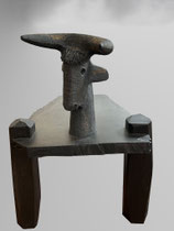 Dominique Pouchain Table basse d'artiste, grès et bois massif , environ 90X50X75cm