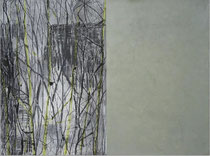 Matthieu ASTOUX- gravure marouflée sur toile 160X130cm, Galerie Gabel- Biot-Côte d'Azur