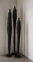 Sophie Hustin—unique bronze sculptures, 101, 120, 129 cm