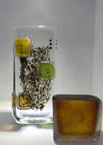 Antoine Pierini- contemporary glass-unique piece. Galerie d'art ,village de Biot