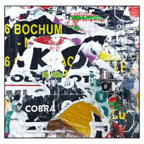 Bochum, décollage, 41,5 x 42,5 cm, 2018 (Berlin, DE)
