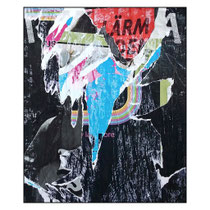 Lärm, décollage, 49,6 x 42 cm, 2018 (Berlin, DE)