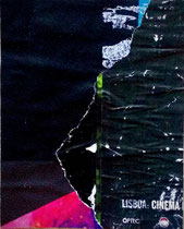 Lisboa Cinema, Décollage, 22 x 16 cm, 2017
