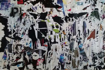 P, décollage (České Budějovice), 56,5 x 86 cm, 2016