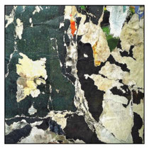 A'dam 1, décollage, 30,0 x 30,0 cm, 2018 (Amsterdam, NL)