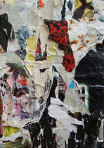 Felicità, décollage (České Budějovice), 22,5 x 15,7 cm, 2016